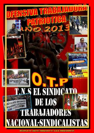 Revista OTP 2013 Ofensiva Trabajadora Patriótica del Sindicato TNS