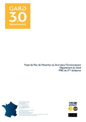 Projet de Plan de Prévention du Bruit dans l'Environnement (PPBE) 3ème échéance