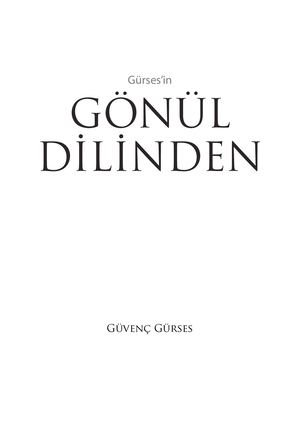 Gürses'in Gönül Di̇li̇nden