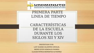 Linea De Tiempo PRIMERA Y SEGUNDA PARTE