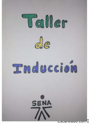 Taller De Induccion, Sena