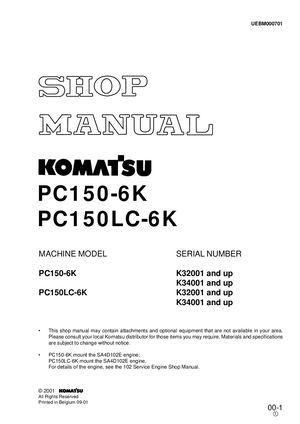 PC150-6K, PC150LC-6K скачать на www.imparts55.ru