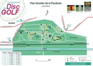 DiscGolf | Plan du parcours