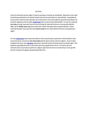 Cep Onay