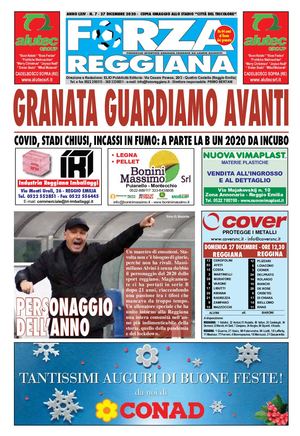 Forza Reggiana N 7 Del 27 12 2020 Reggiana Reggina