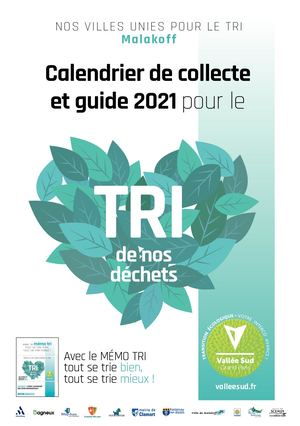 Calendrier de collecte des déchets 2021 - Malakoff
