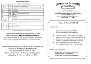 Epiphanie 3 Janvier 2021 (Messe En Famille)