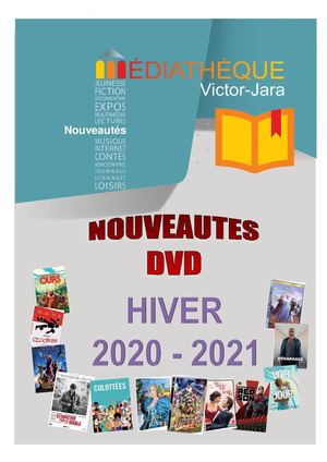 Nouveautés DVD Hiver 2020-2021