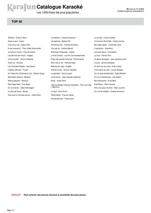 Karafuncatalog Fr All