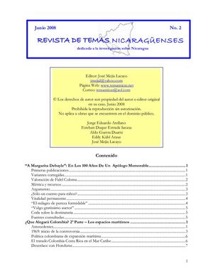 Revista Temas Nicaraguenses02junio2008