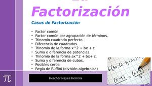 La Factorización