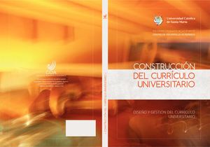 La Construcción del Curriculo Universitario