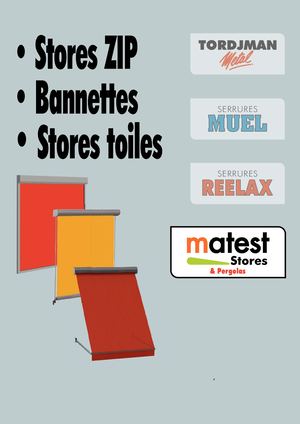 Bannettes Stores Toiles