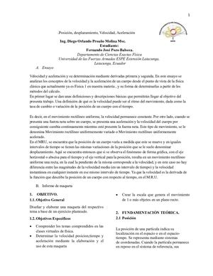 Ensayo Y Informe De Maqueta