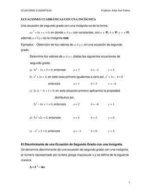 Ecuacionescuadraticas