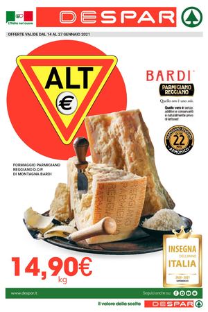 Offerte Despar valide dal 14.01 al 27.01.2021