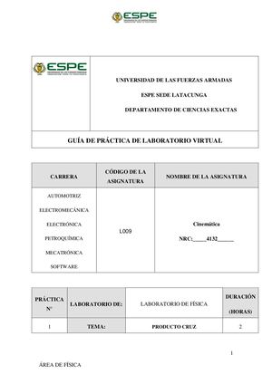 Laboratorio N2 producto Cruz