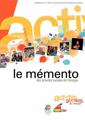 Memento Activits Sociales De L Energie
