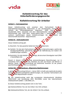 Kv Text Arbeiter 2021 Vorläufige Fassung