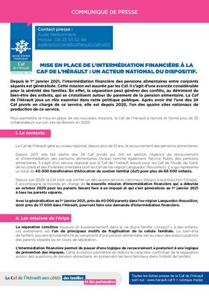 Dossier De Presse Intermédiation Financière