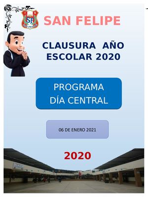 Clausura De Año Escolar 2020 Ppt Comunicación