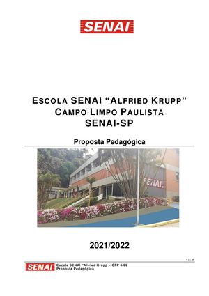 Proposta Pedagógica Cfp 568