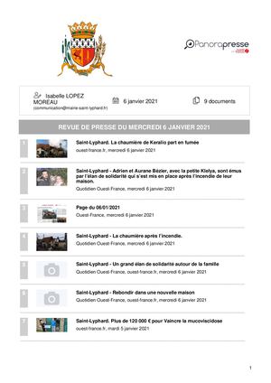 Revue De Presse Du Mercredi 6 Janvier 2021