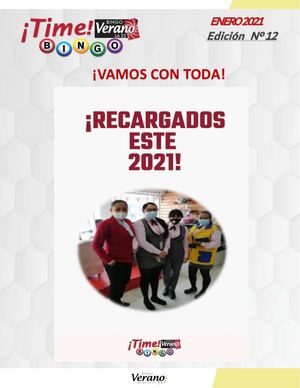 Boletín ¡Time Verano! #12