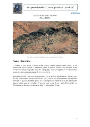 Ocococha, Acuarela Del Alma