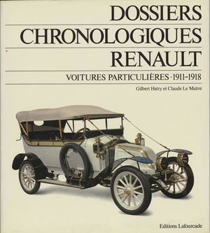 Voitures Particulieres Tome 3 1911 1918