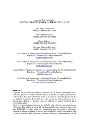 Lenguajes Sonoros En La Fiesta Del Lalay Rf2 Chimborazo 2 2 (1)