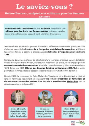 Le saviez-vous ? Hélène Bertaux, sculptrice et militante pour les femmes artistes