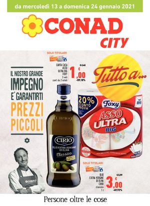 Volantino Conad City Lazio Nord Ovest 13 Gennaio 24 Gennaio