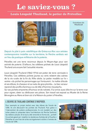Louis-Léopold Thuiland, le potier de Prévelles