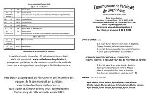 Baptême Du Seigneur B 10 Janvier 2021