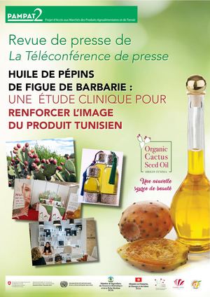 Téléconférence de presse Huile de pépins de figues de barbarie