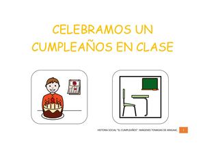 Historia Social Cumpleaños