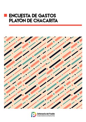 Encuesta de Gastos Playón de Chacarita