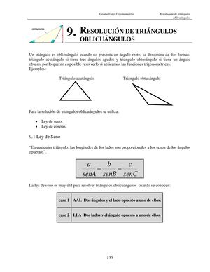 Triangulos Oblicuangulos