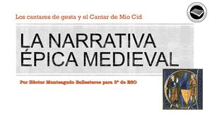 Cantar Mio Cid Presentacion