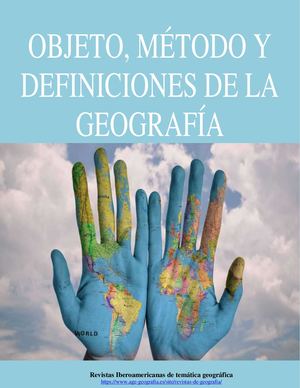 Revista De Geografía