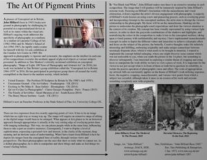 John Hilliard - Conceptual Artist - Visual Essay