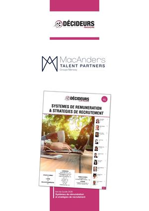 Mac Anders 2020 - Classement Décideurs