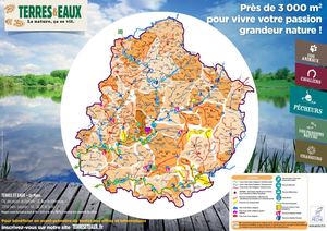 Carte hydrologique et réglementation peche de la Sarthe 2021