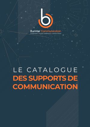 Catalogue Des Supports De Communication
