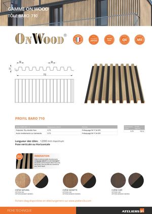 Fiches Techniques Onwood