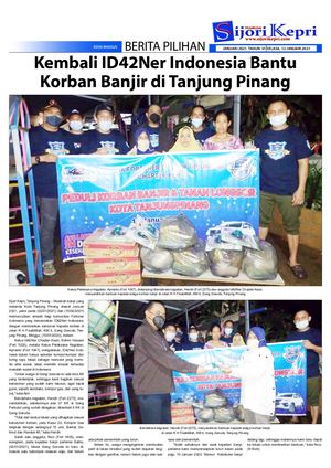 Kembali ID42Ner Indonesia Bantu Korban Banjir di Tanjung Pinang