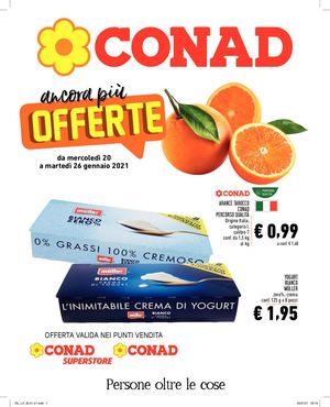 Rilancio Conad Lazio Nord Ovest 20 Gennaio 26 Gennaio 2021