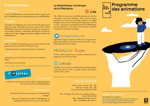 Plaquette Animations 010221