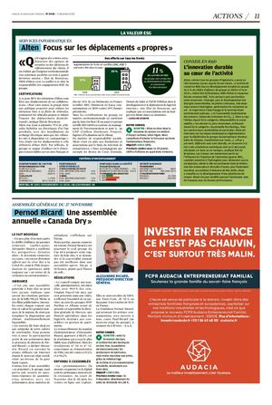 Article ALTEN RSE - Investir/Journal Des Finances